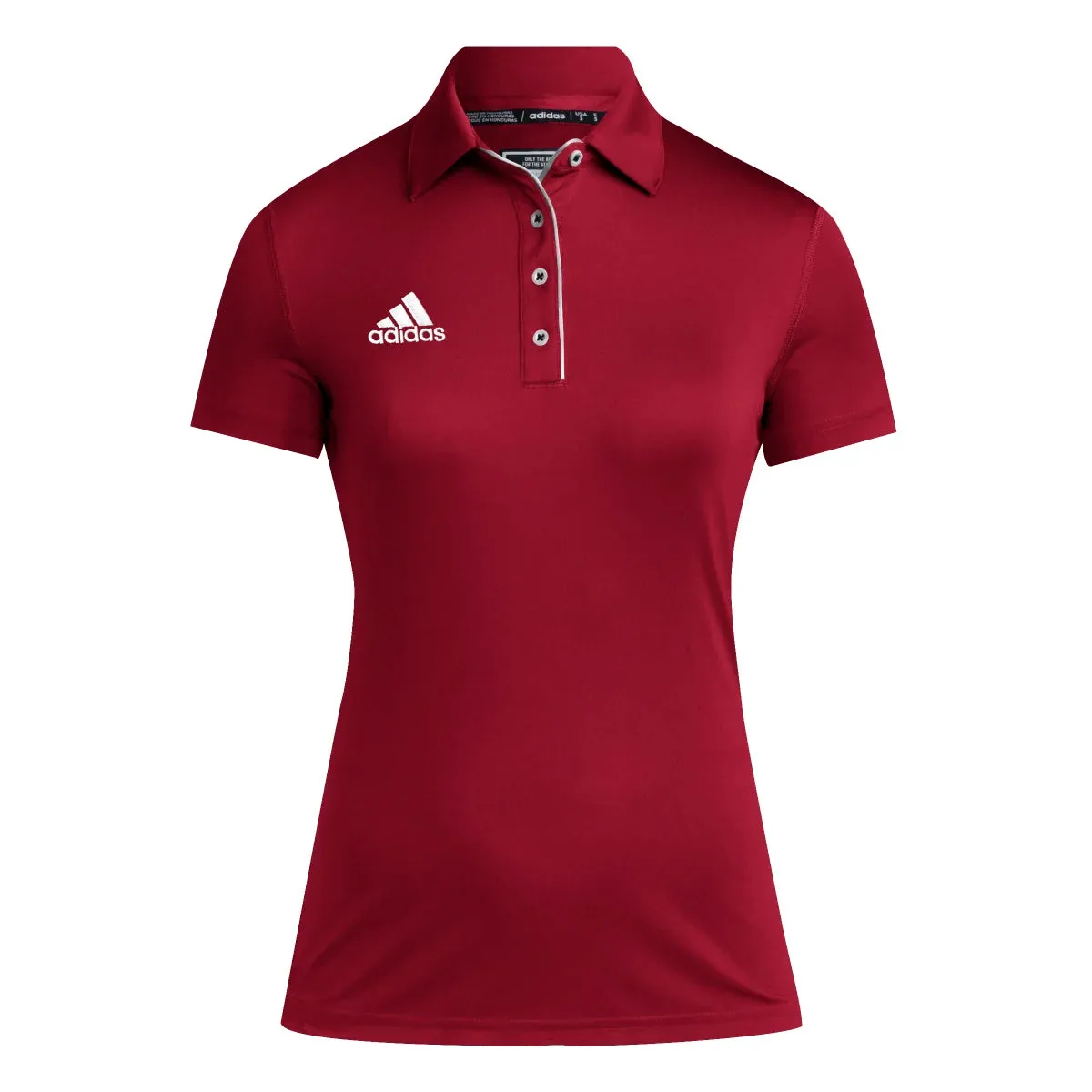 adidas Women's Short Sleeve Aeroready Polo Shirt