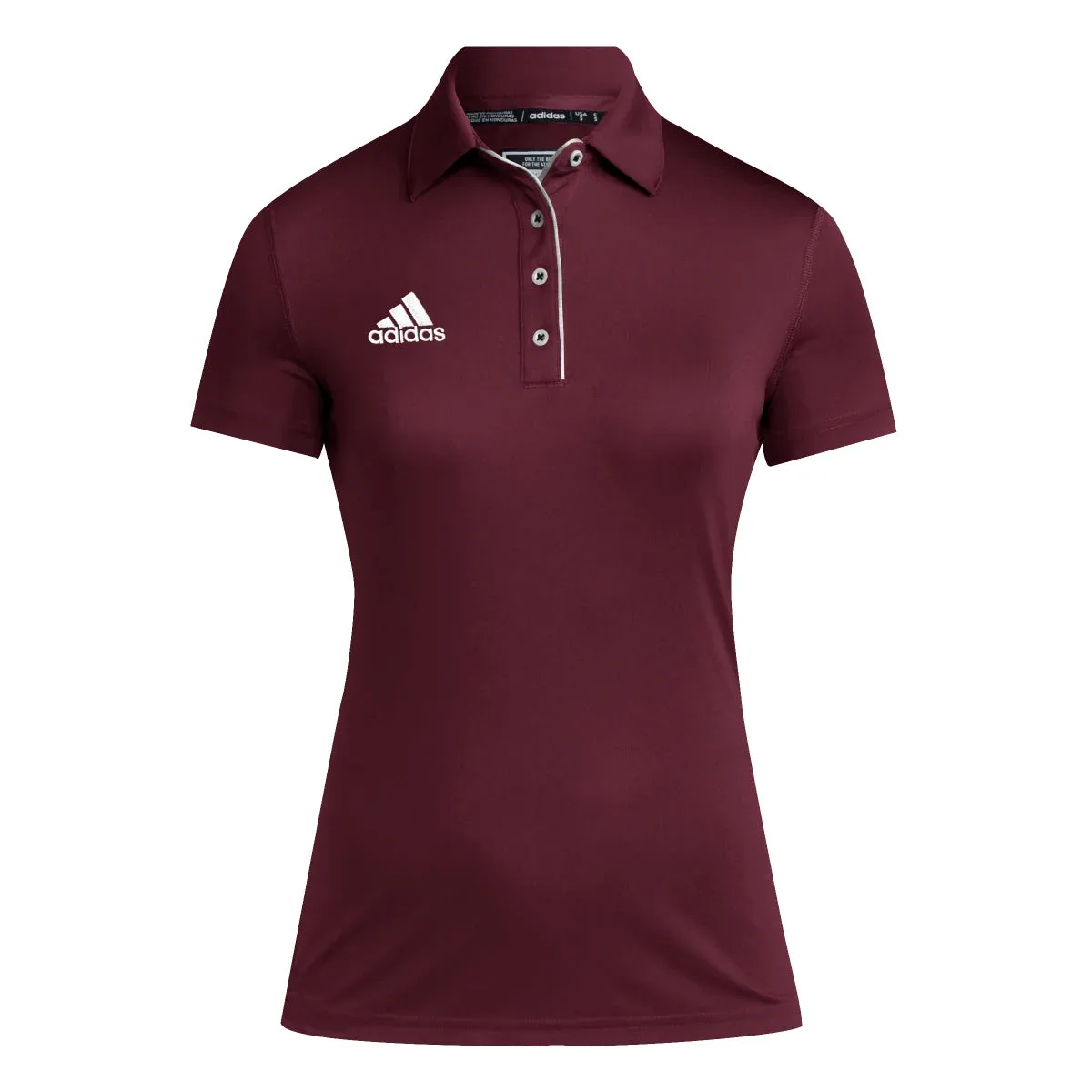 adidas Women's Short Sleeve Aeroready Polo Shirt