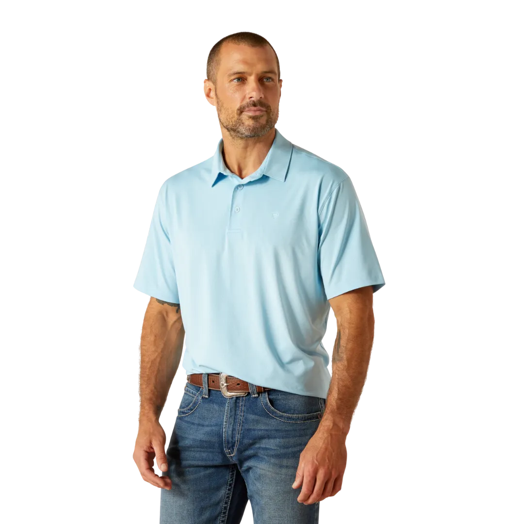 Ariat Men's 360 Airflow Polo Sheltering Sky Shirt