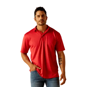 Ariat Men's Charger Polo 2.0 Haute Red Shirts