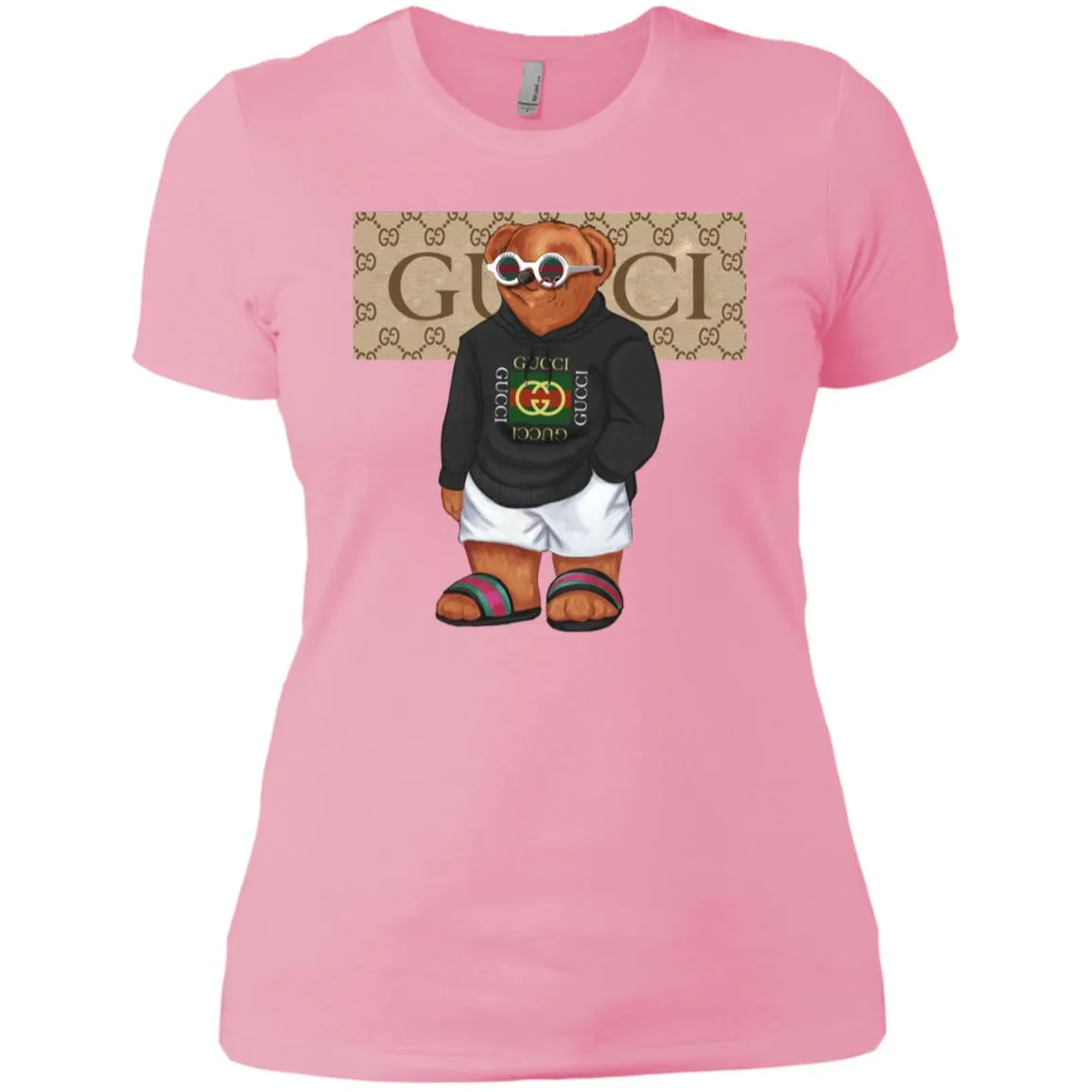 Best Gucci Bear Style Fashion T-shirt Women Cotton T-Shirt