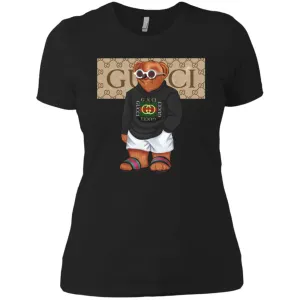 Best Gucci Bear Style Fashion T-shirt Women Cotton T-Shirt