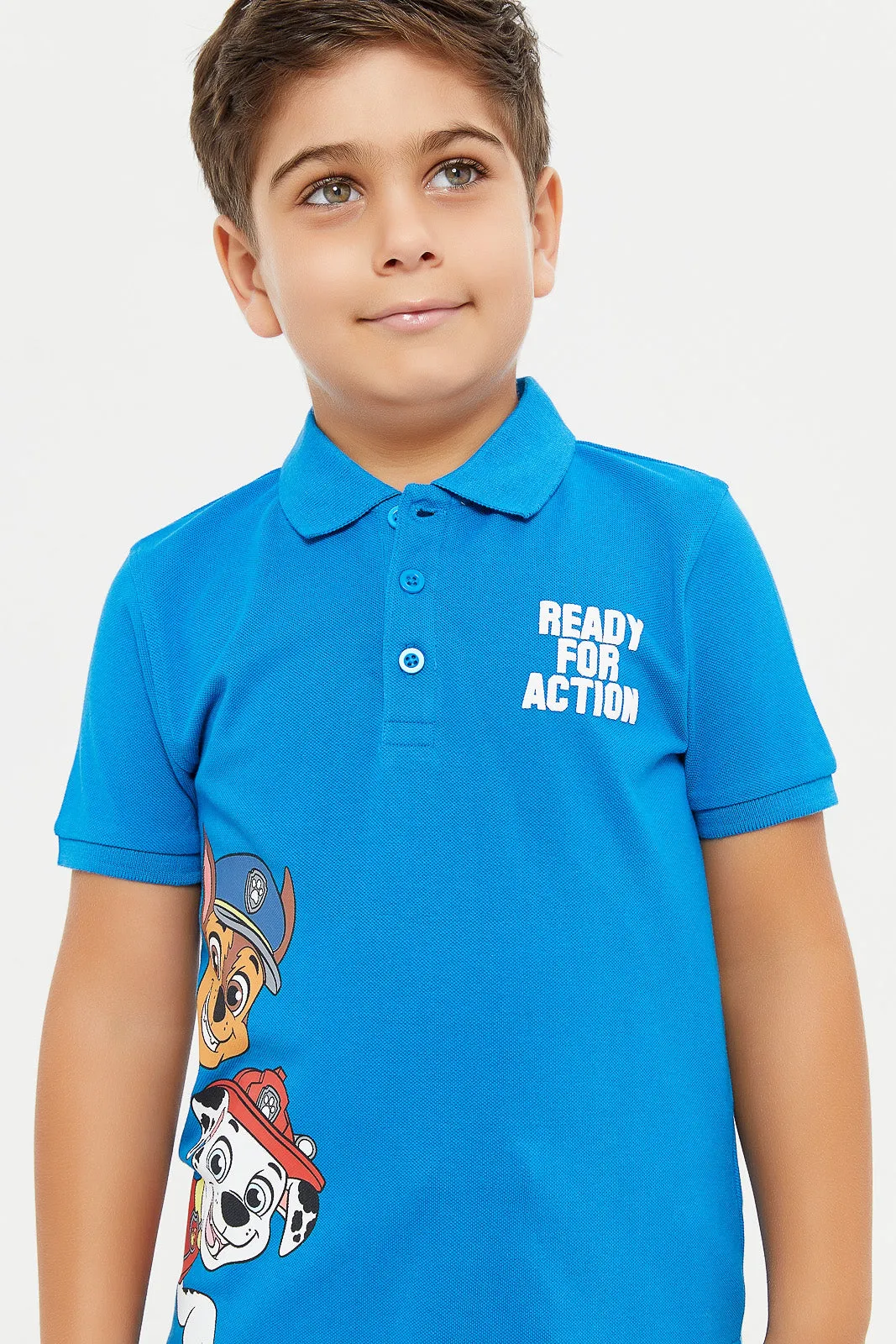 Boys Blue Paw Patrol Polo Shirt