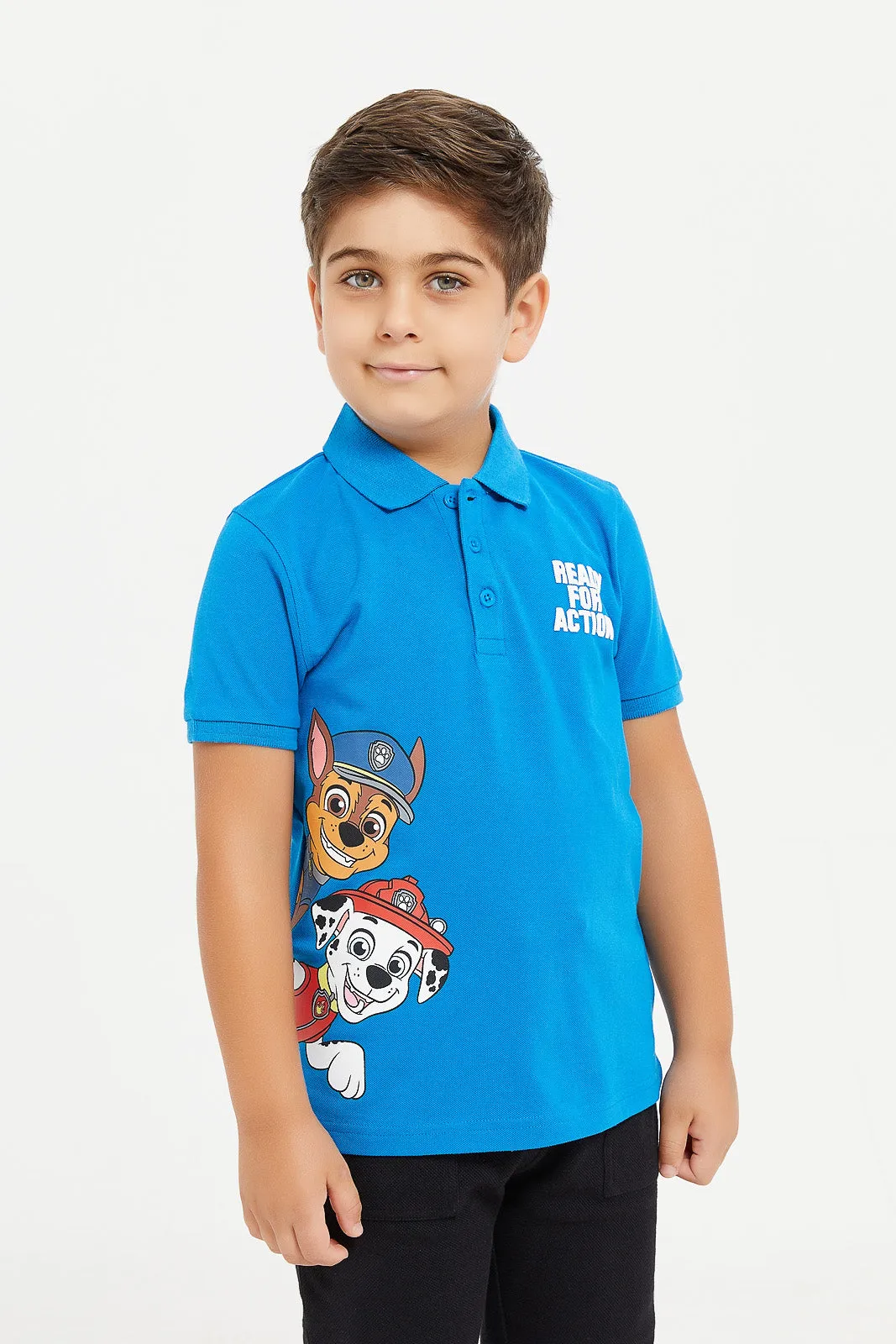 Boys Blue Paw Patrol Polo Shirt