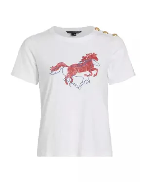 Carla Graphic Horse Tee