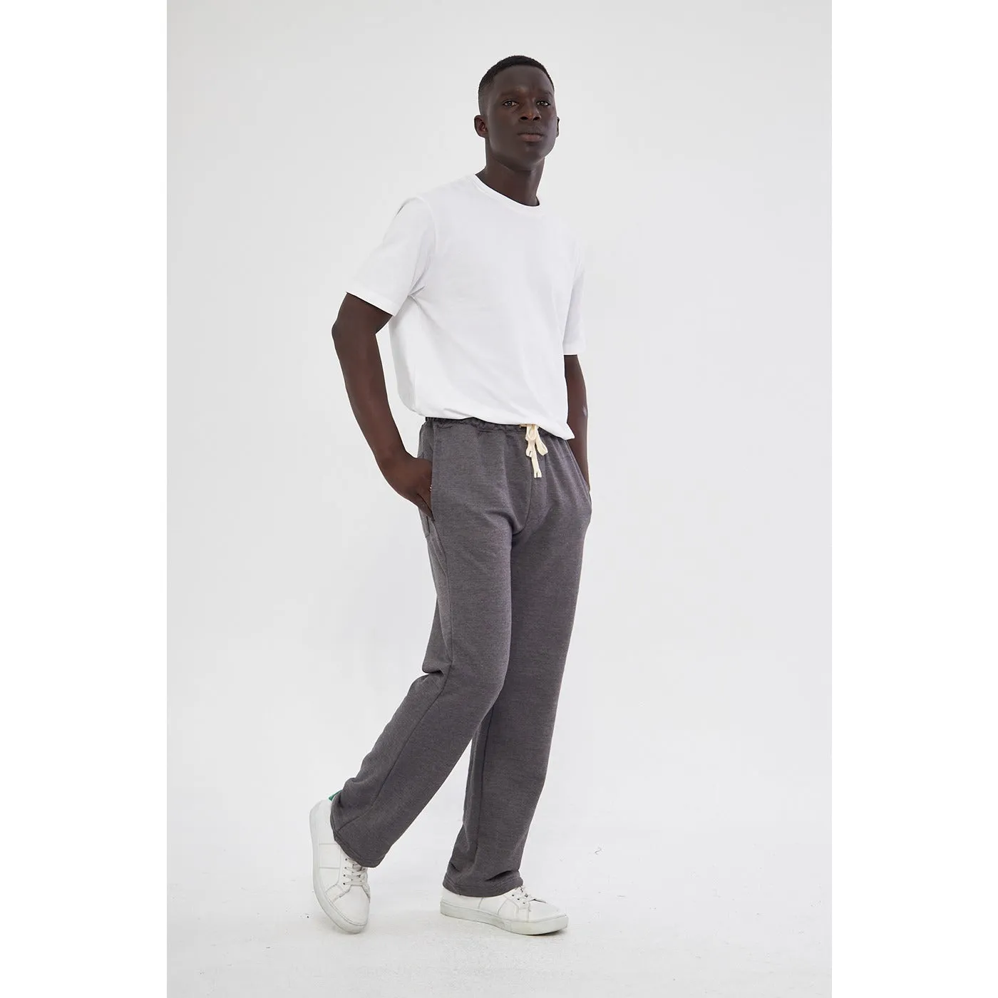 Charcoal Relaxed Fit Trousers