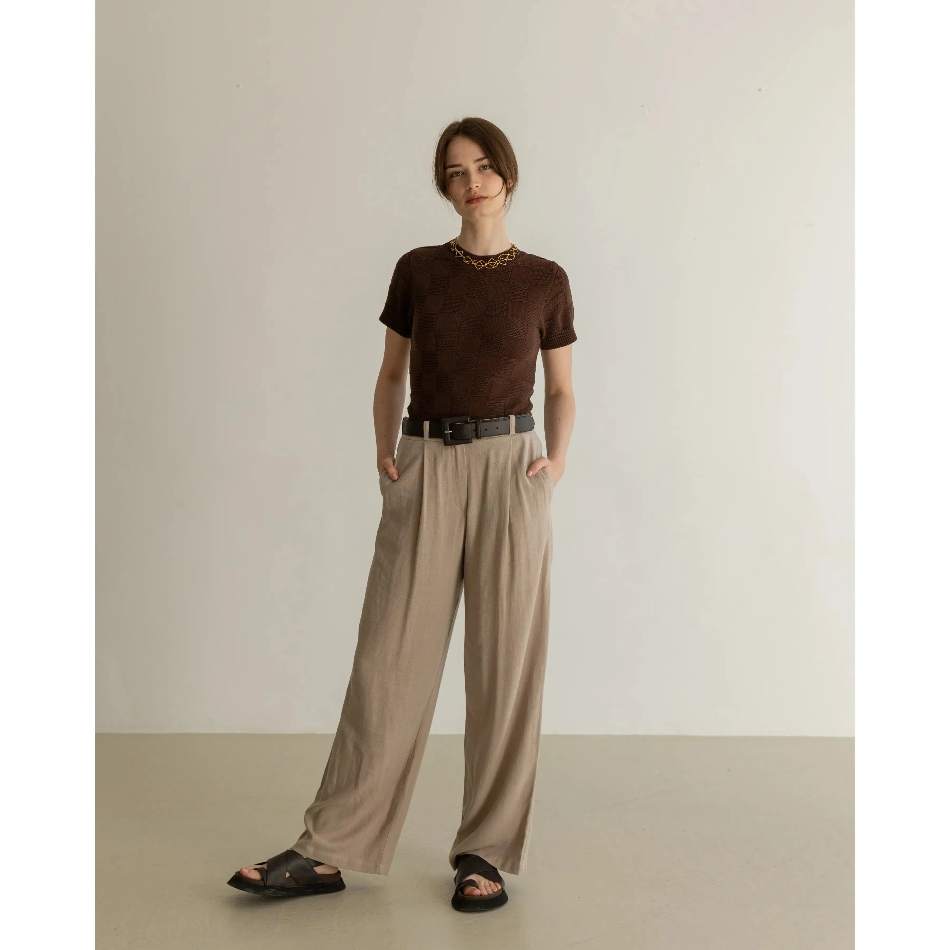 Ciutadella Trousers Beige