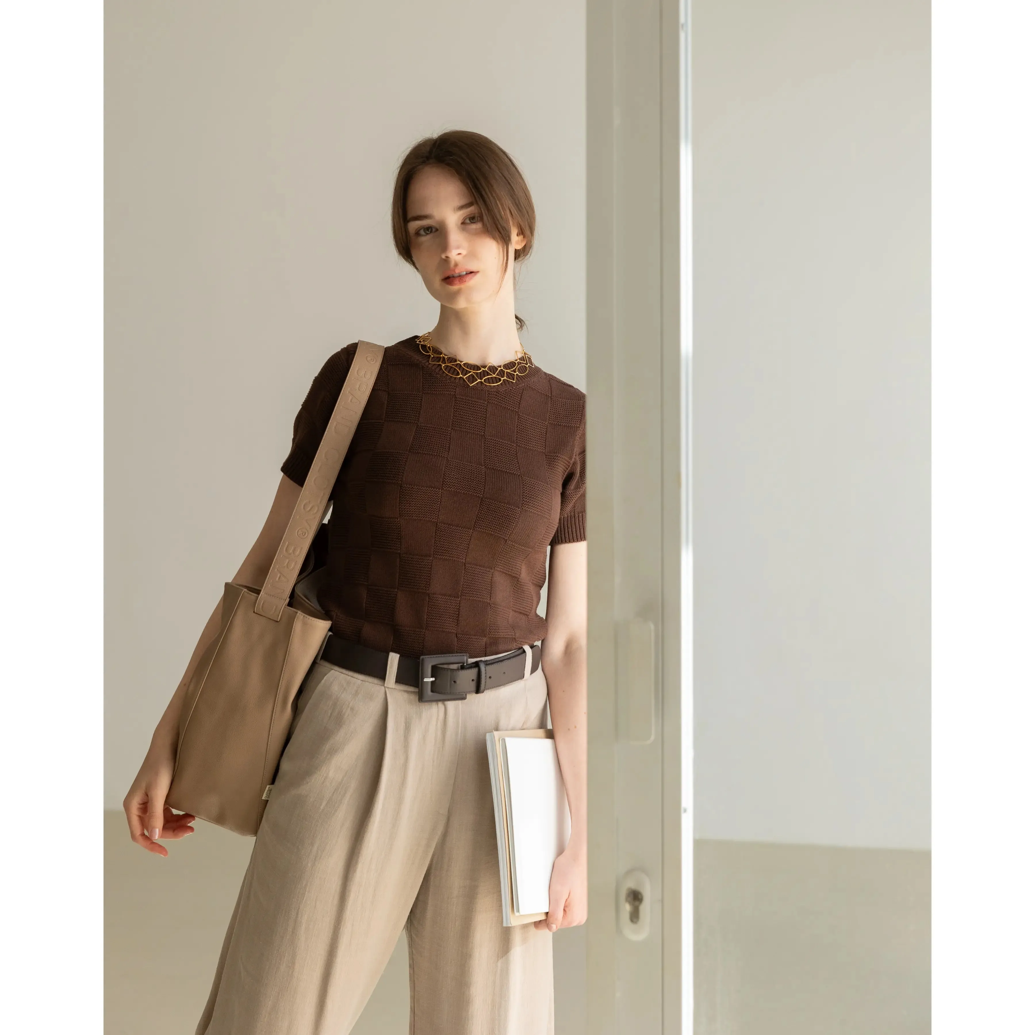 Ciutadella Trousers Beige