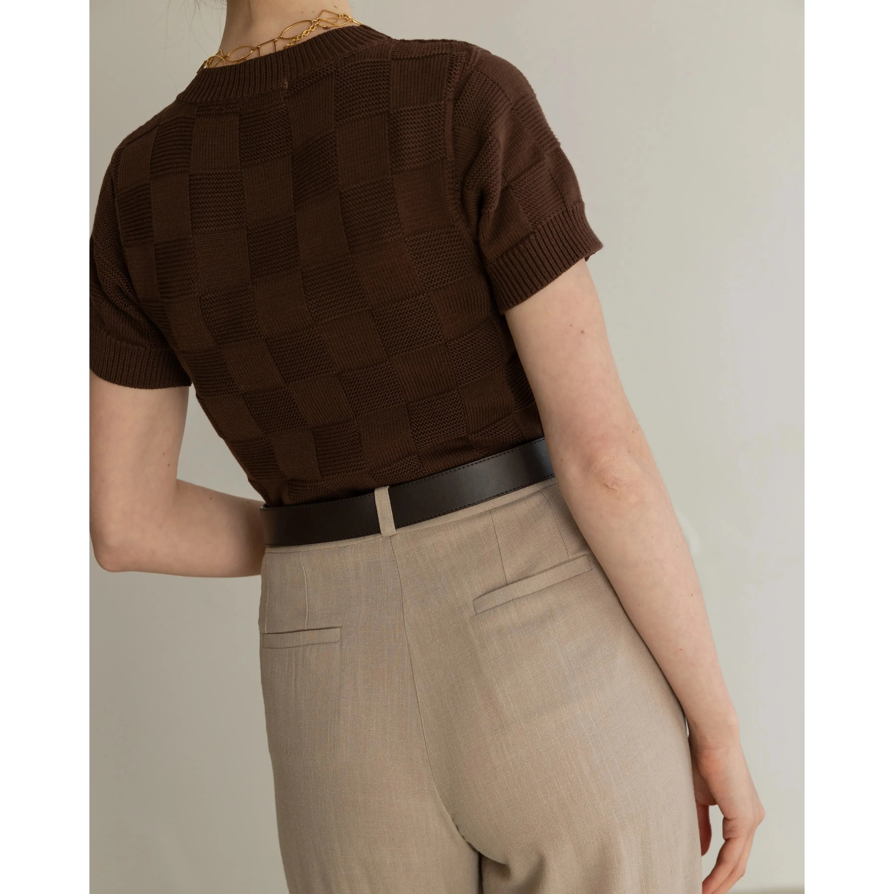 Ciutadella Trousers Beige