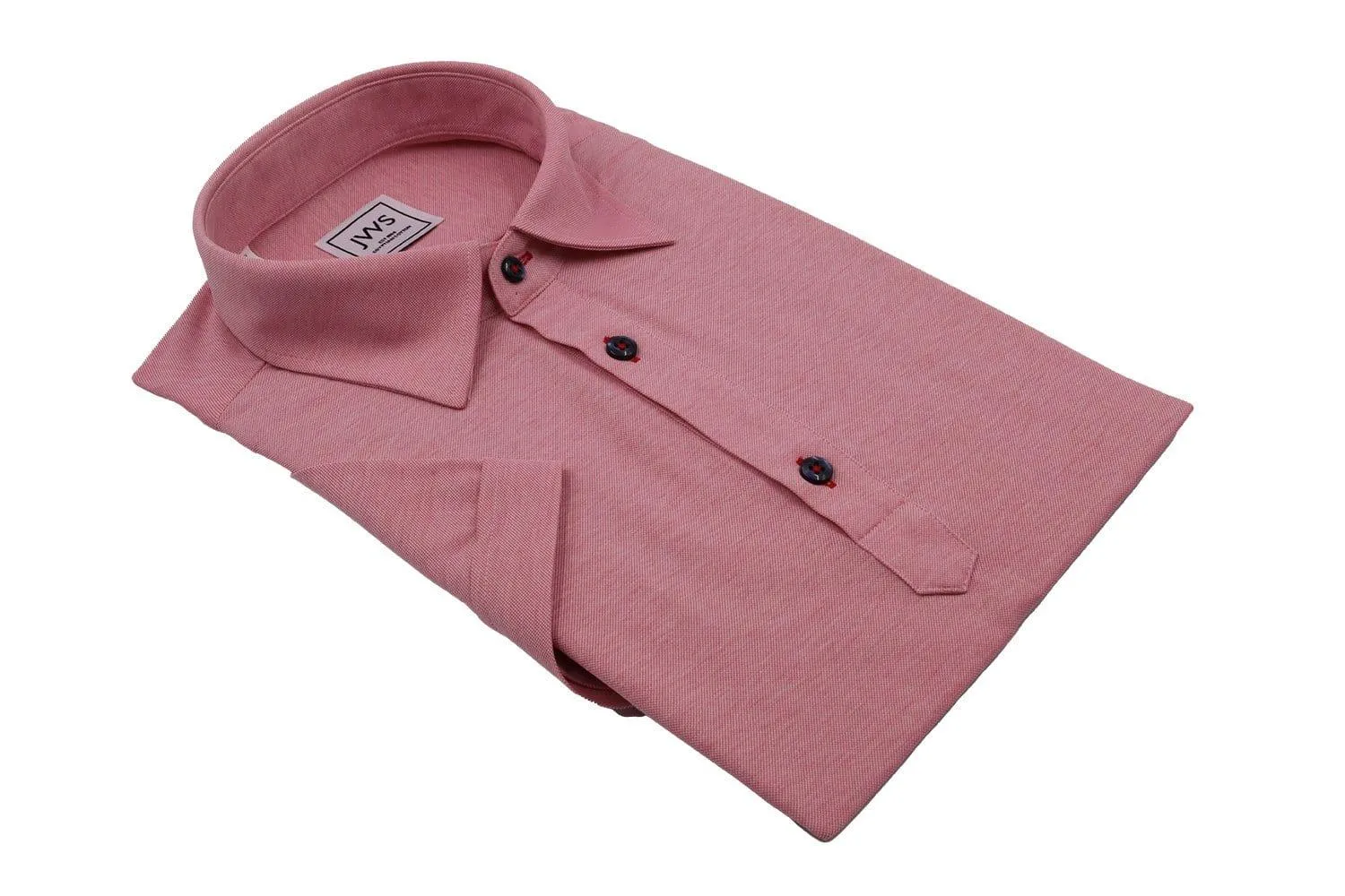 Dark Pink Fine Pique Polo Shirt