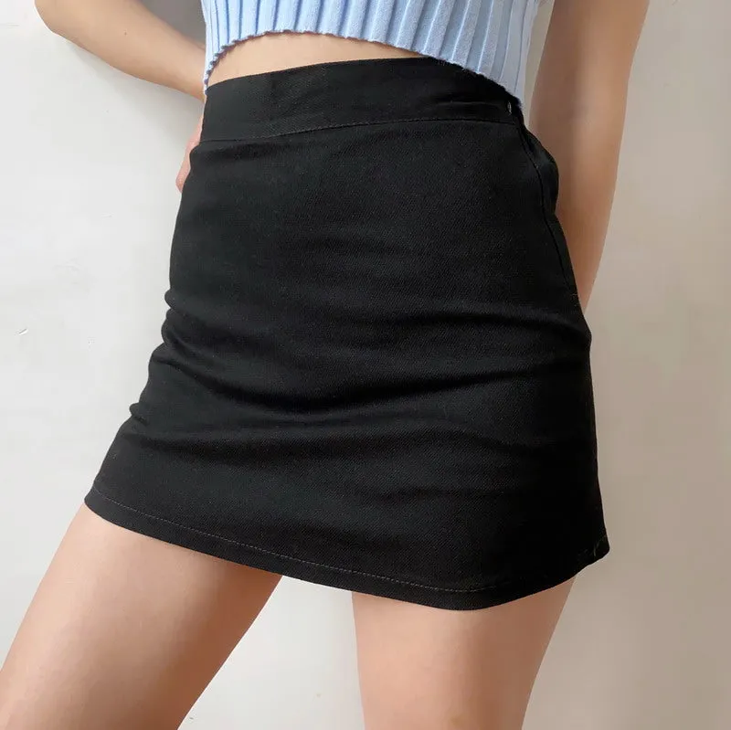 deanwangkt - Cargo Half-Length Skirt