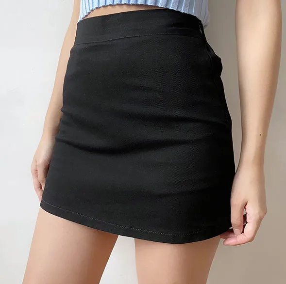 deanwangkt - Cargo Half-Length Skirt