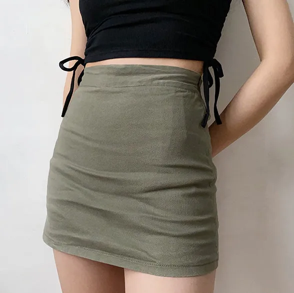 deanwangkt - Cargo Half-Length Skirt