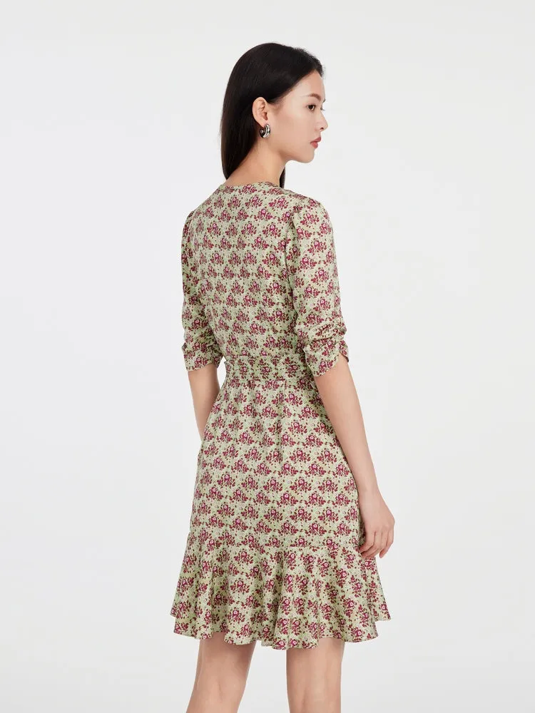 EP YAYING Mulberry Silk Dress