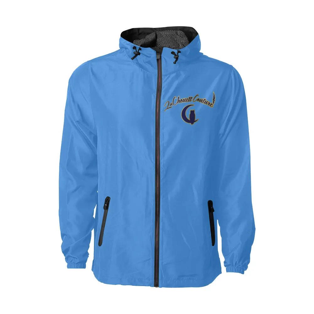 EXCELLENCE BLUE Unisex All Over Print Windbreaker