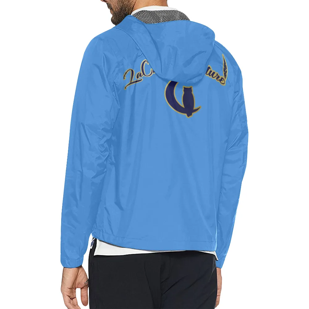 EXCELLENCE BLUE Unisex All Over Print Windbreaker