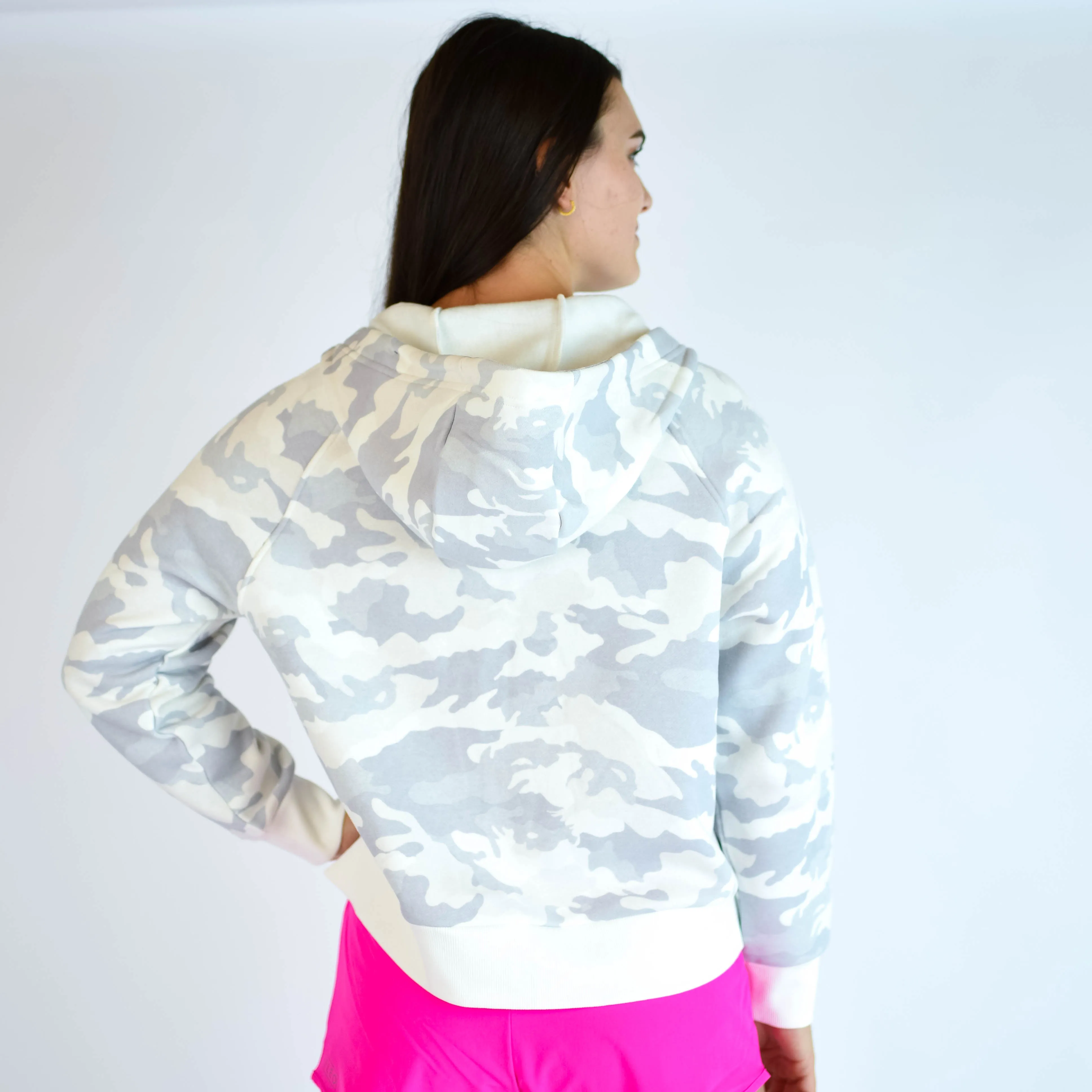 FLEO Platform Full-Zip Hoodie - White Camo