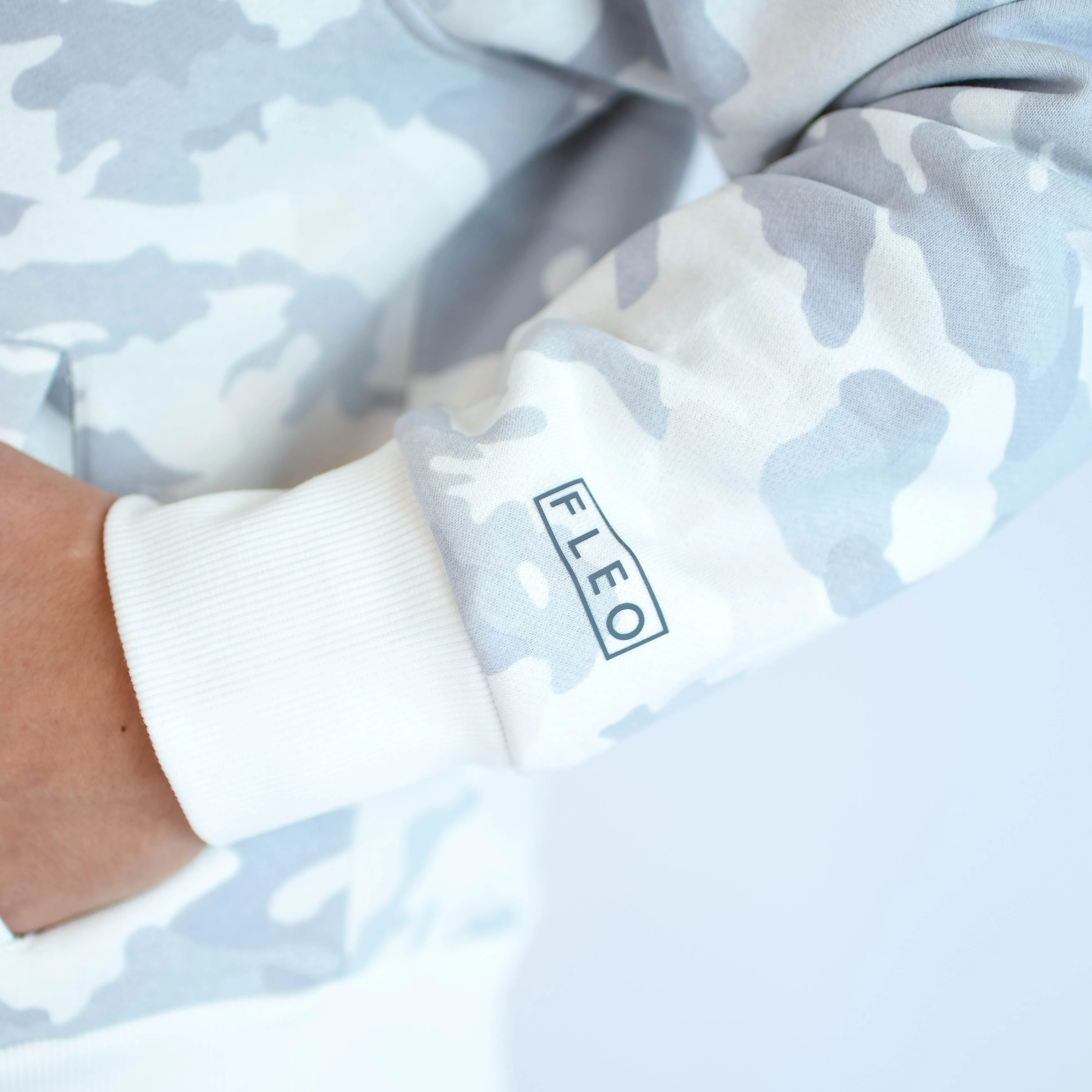 FLEO Platform Full-Zip Hoodie - White Camo