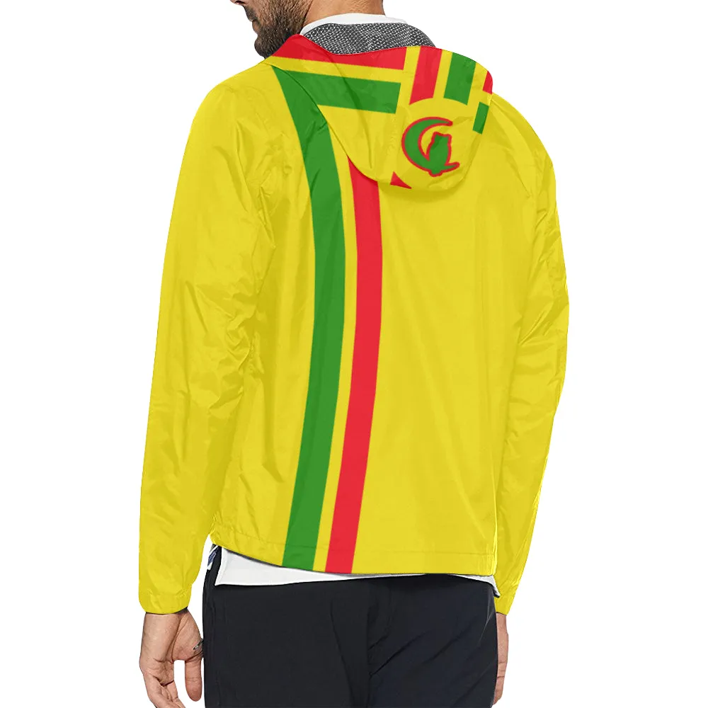 FRESH UP RASTA All Over Print Windbreaker for Unisex