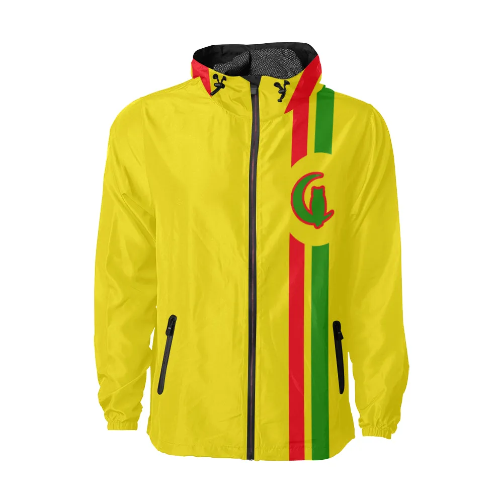 FRESH UP RASTA All Over Print Windbreaker for Unisex