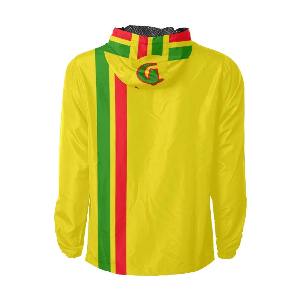 FRESH UP RASTA All Over Print Windbreaker for Unisex