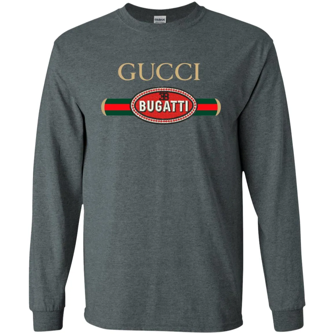 Gucci Bugatti T-shirt Men Long Sleeve Shirt