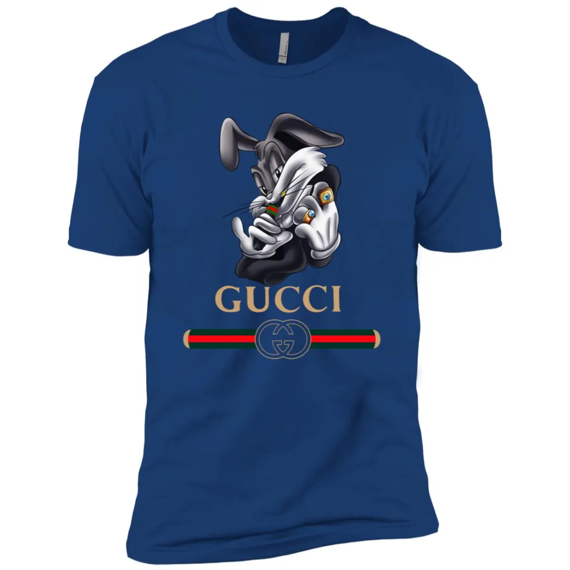 Gucci Rabbit Movie Disney T-shirt Men Short Sleeve T-Shirt