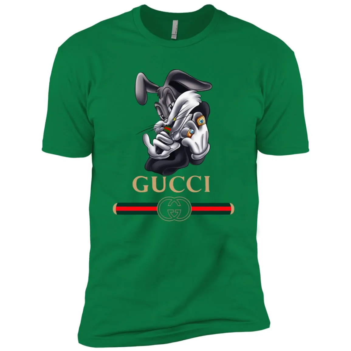 Gucci Rabbit Movie Disney T-shirt Men Short Sleeve T-Shirt