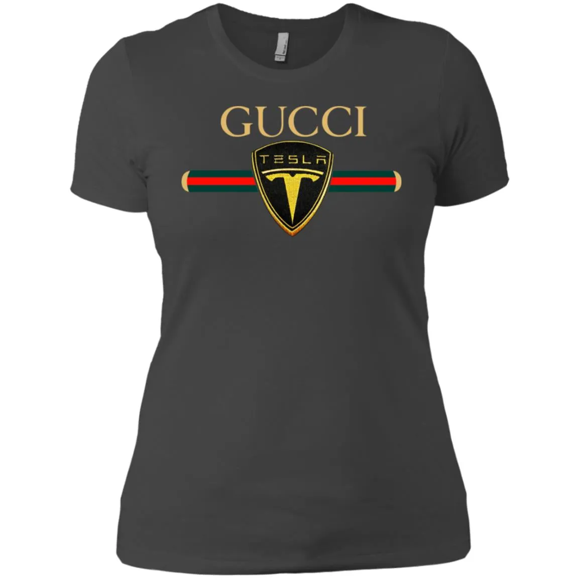 Gucci Tesla T-shirt Women Cotton T-Shirt