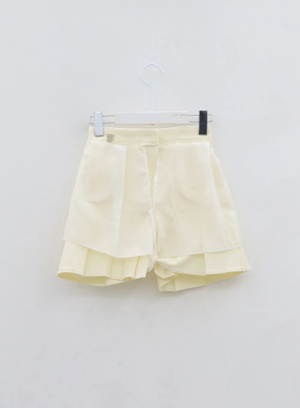 Half Pleated Mini Skirt OS22