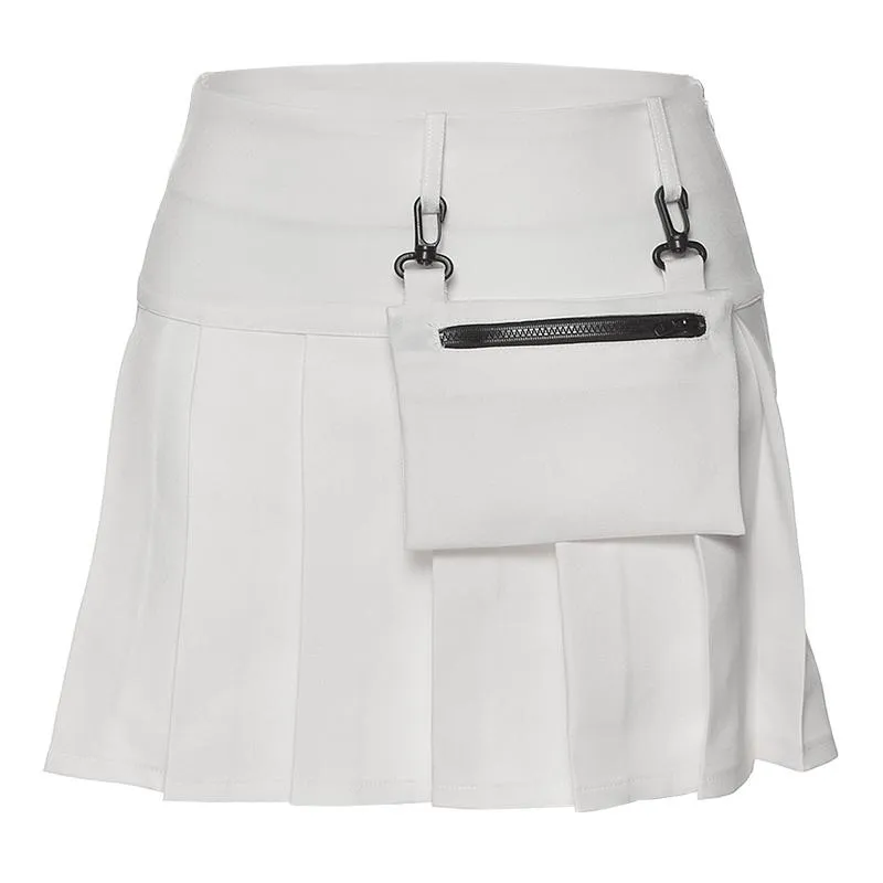 High Waist Pocket Skirt SD00227