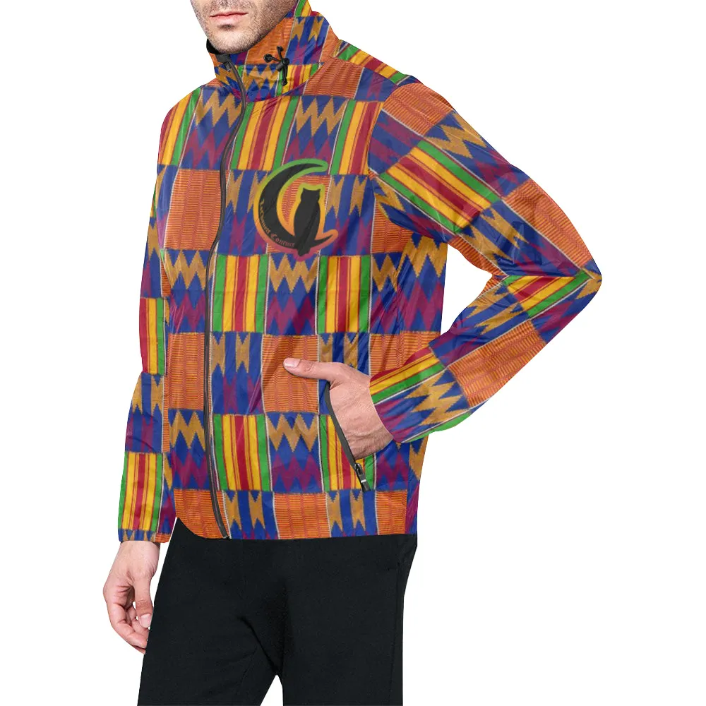 KENTE 2 All Over Print Windbreaker for Unisex