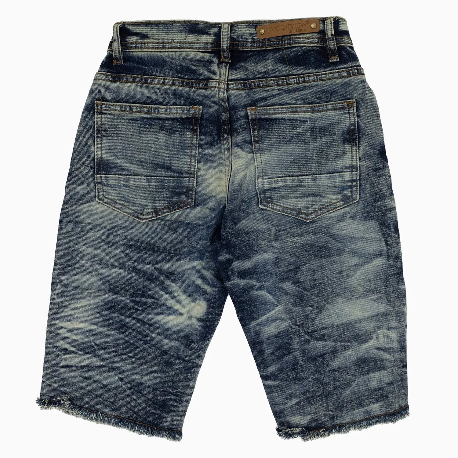 Kid's Wild Tiger Denim Shorts