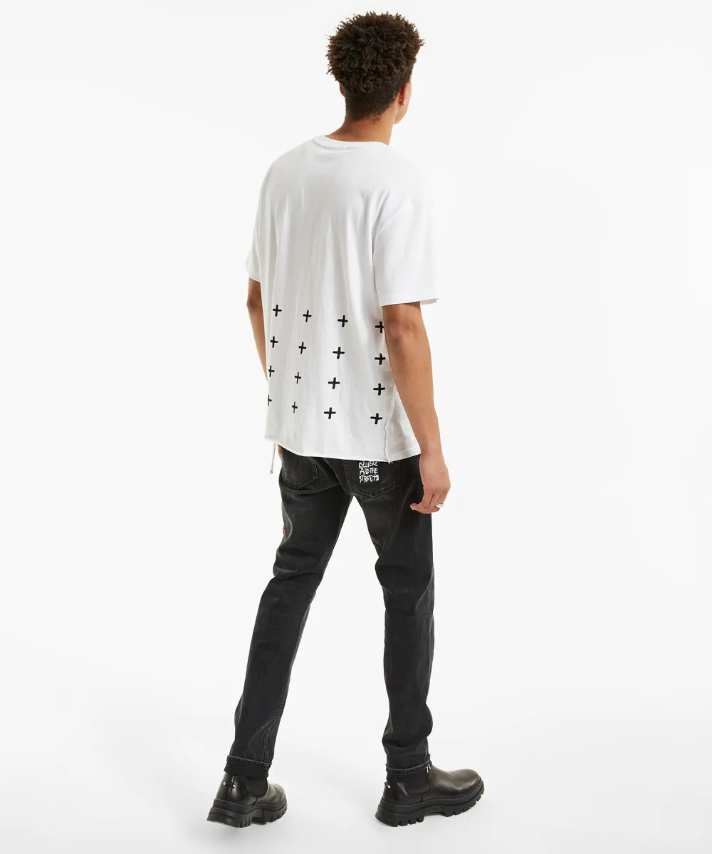 KSUBI - 4 X 4 Biggie SS Tee - Optic White