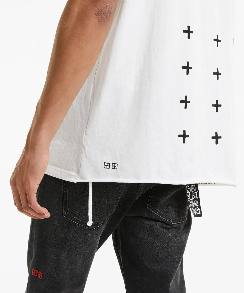 KSUBI - 4 X 4 Biggie SS Tee - Optic White