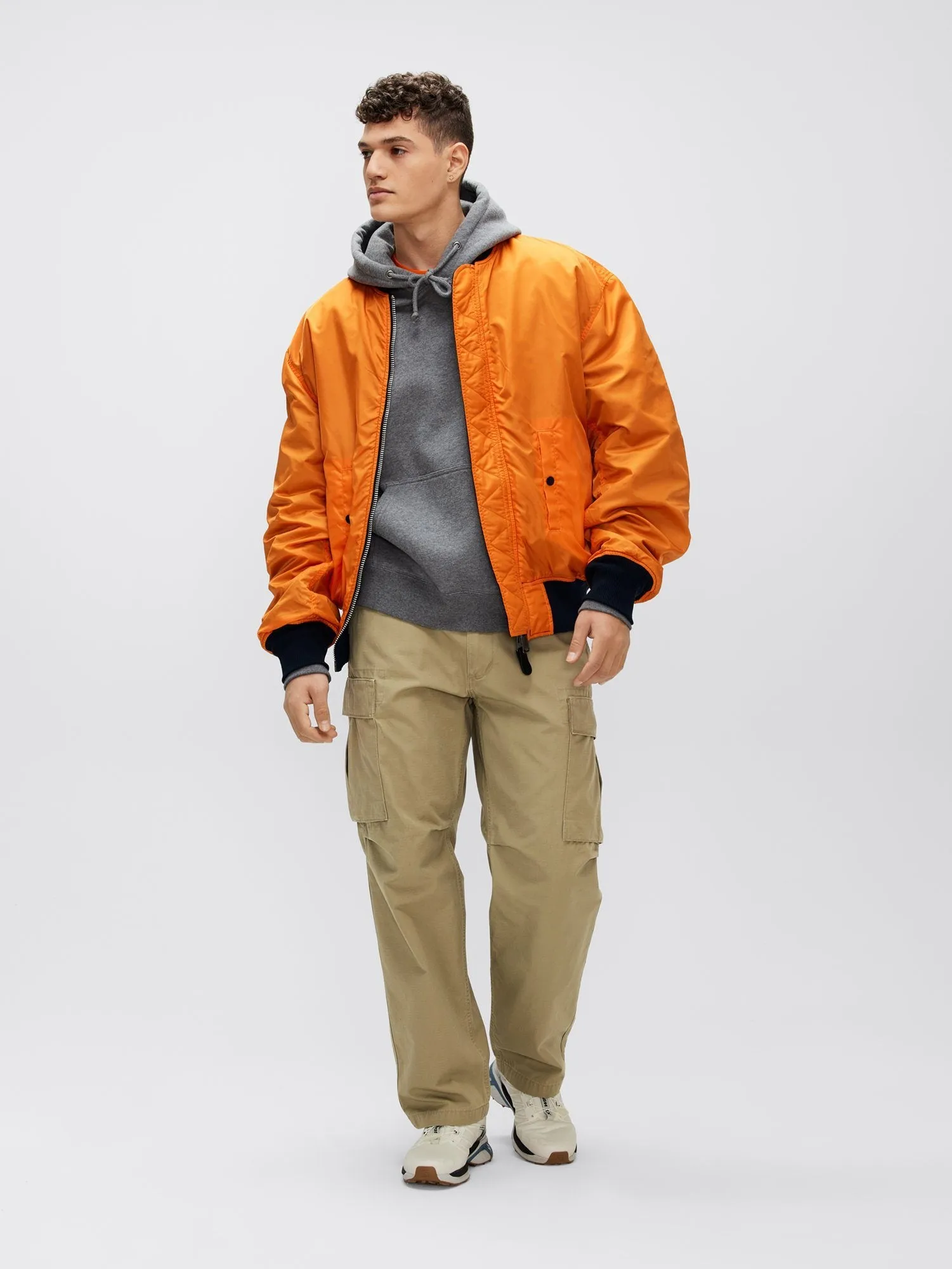 L-2B LOOSE BOMBER JACKET