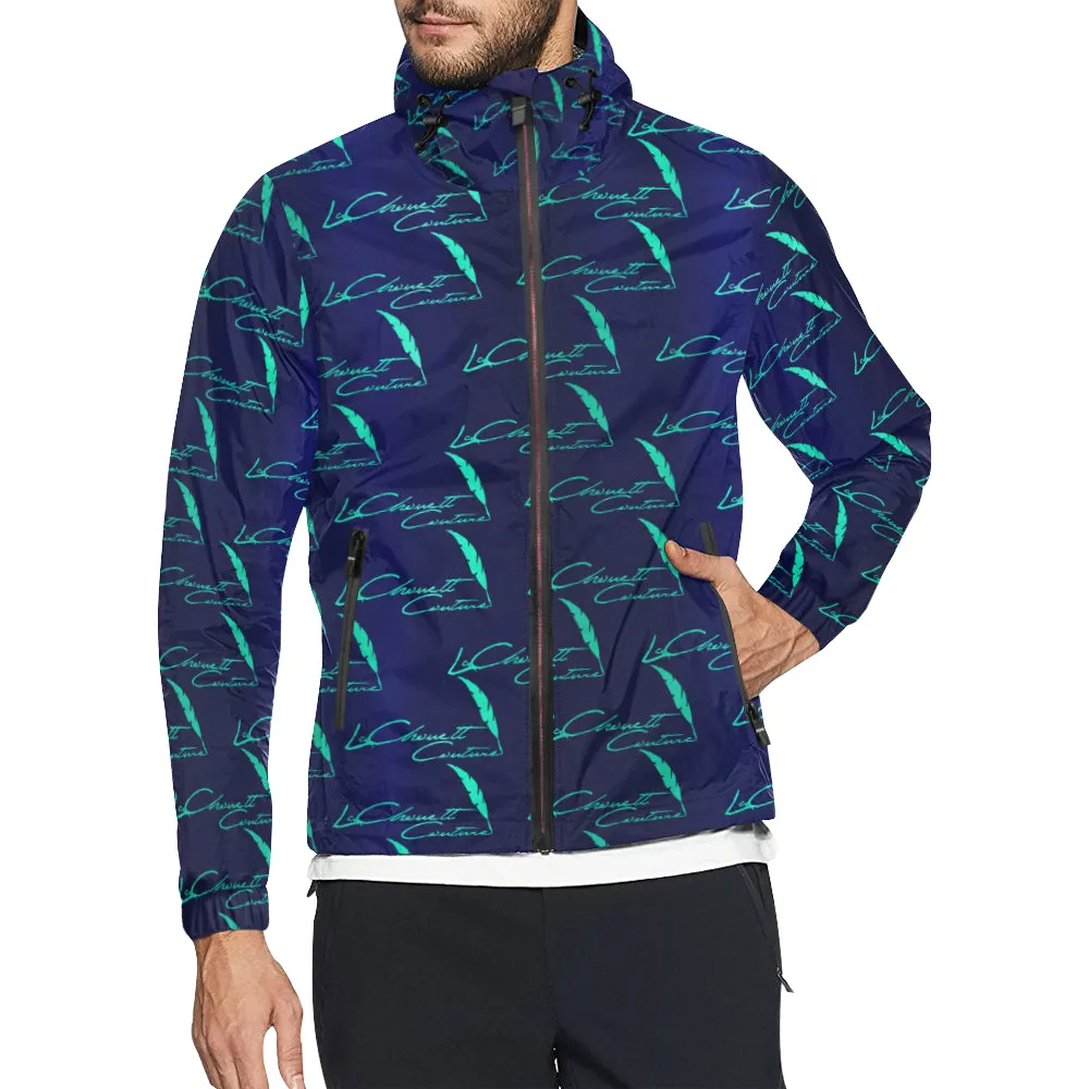 LA SIGNATURE BT All Over Print Windbreaker for Unisex