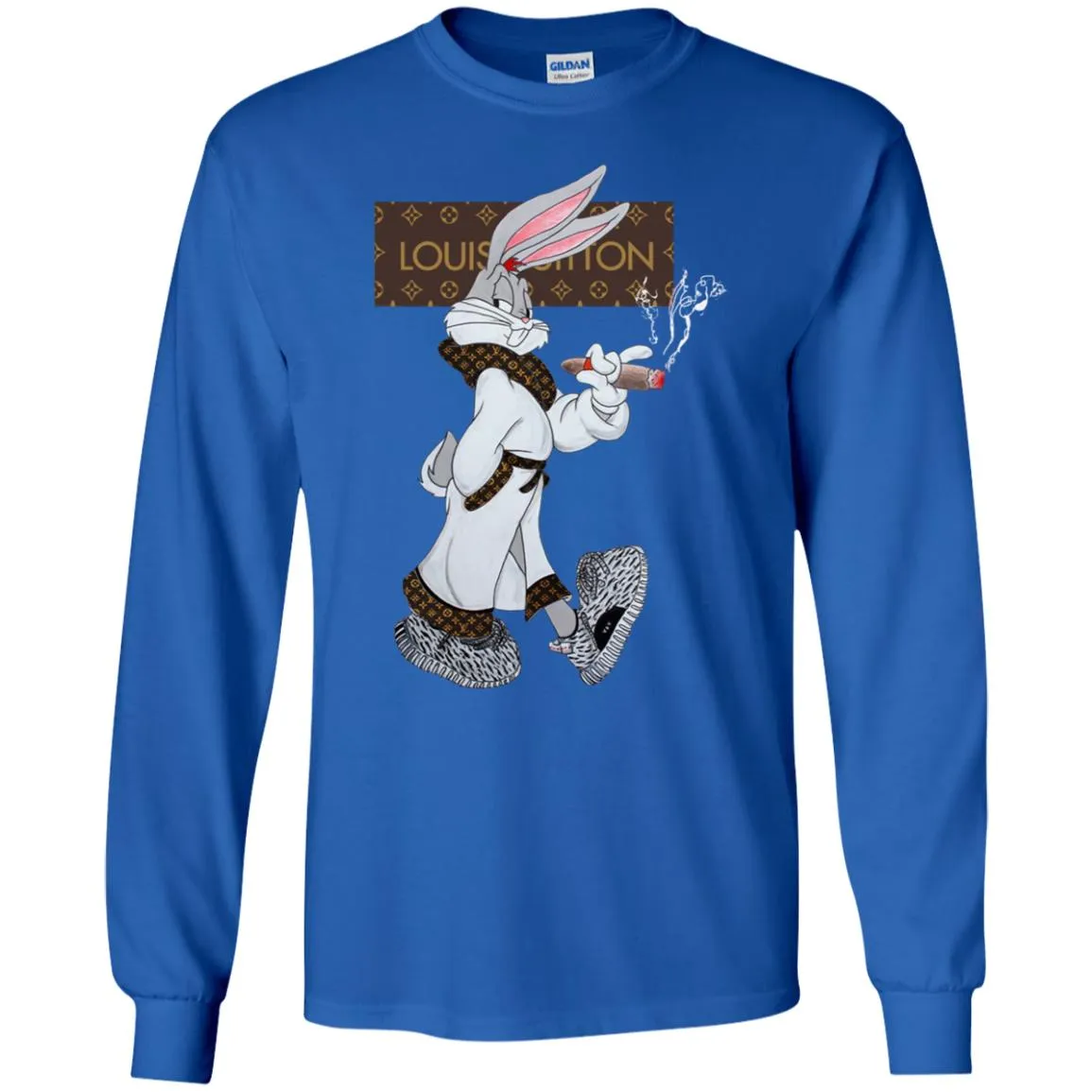 Louis Vuitton Rabbit Smoking Shirt Men Long Sleeve Shirt