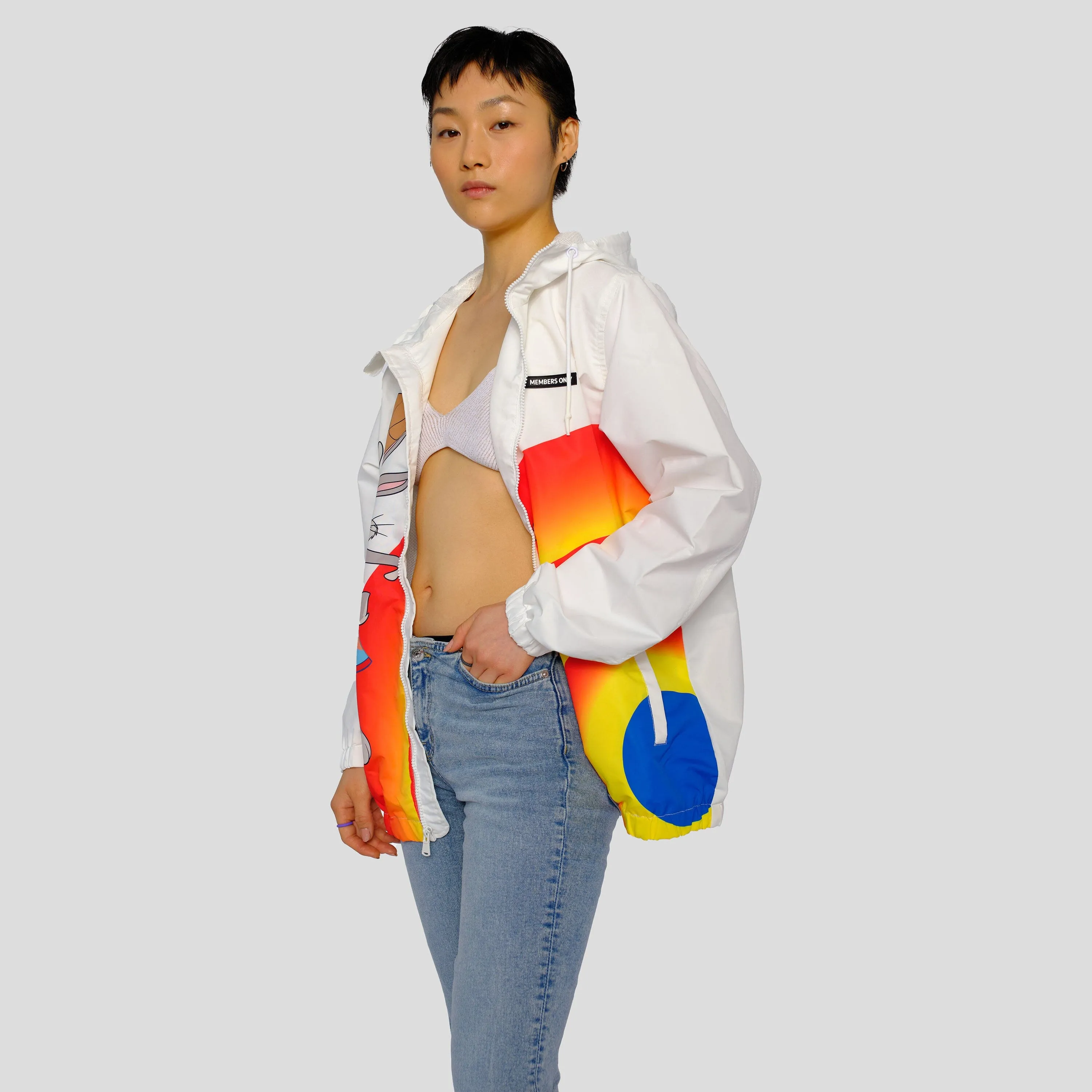 Members Only Women's Bugs Oversized Jacket