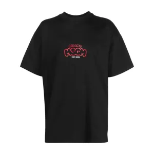 MSGM Cocktail Graphic Black T-Shirt