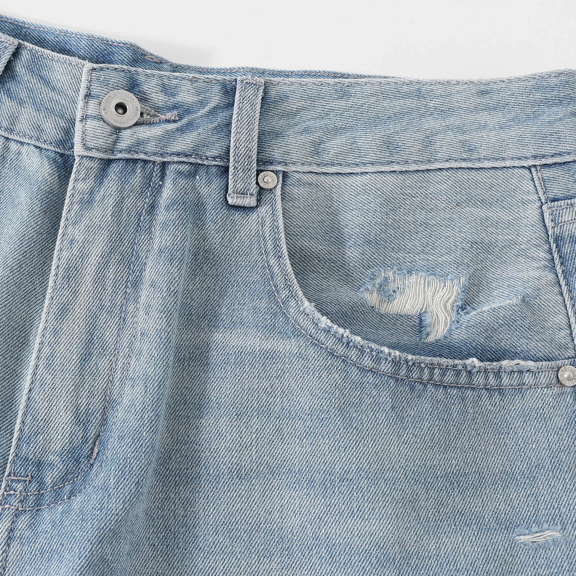 Nami Washed Denim Shorts