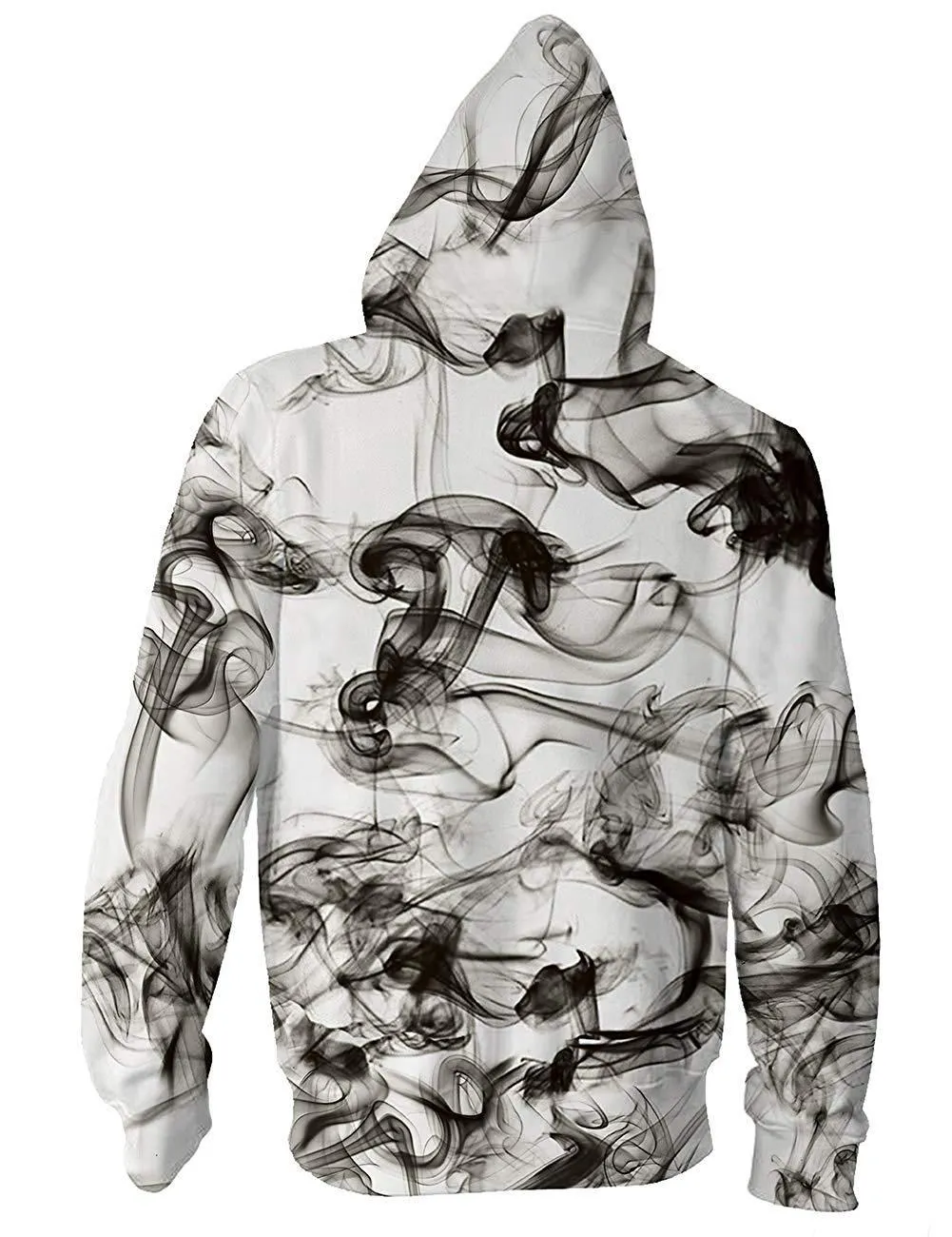 Nebula Pattern Zipper Hoodie Full Print