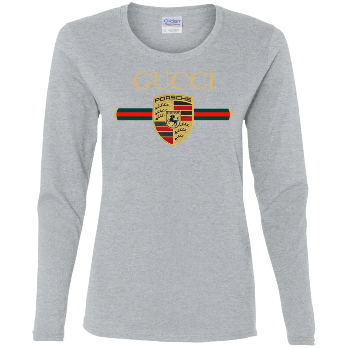 New Gucci Porsche Shirt Women Long Sleeve Shirt