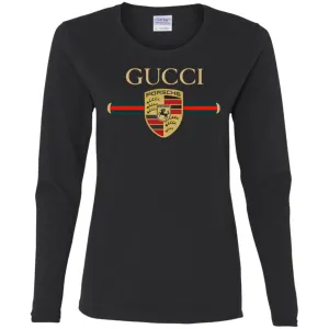 New Gucci Porsche Shirt Women Long Sleeve Shirt