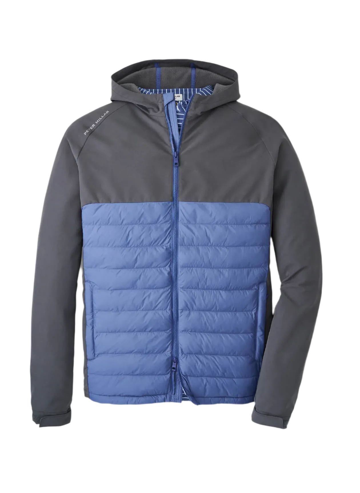 Peter Millar - Men's All Course Hybrid Hoodie - Astral Blue