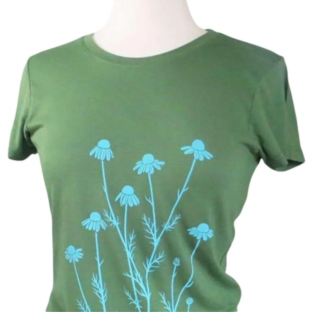 Short Sleeve - Green Chamomile by Uzura