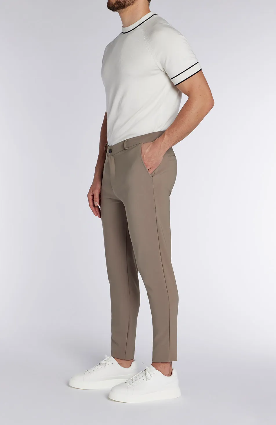 Signature Hybrid Pants in Taupe