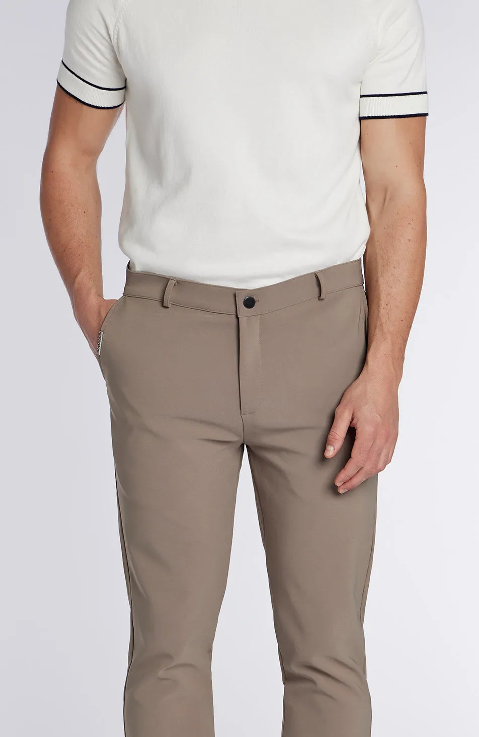 Signature Hybrid Pants in Taupe