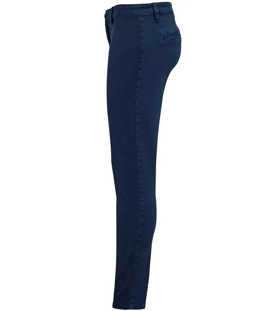 SOL'S Ladies Jules Chino Trousers | French Navy