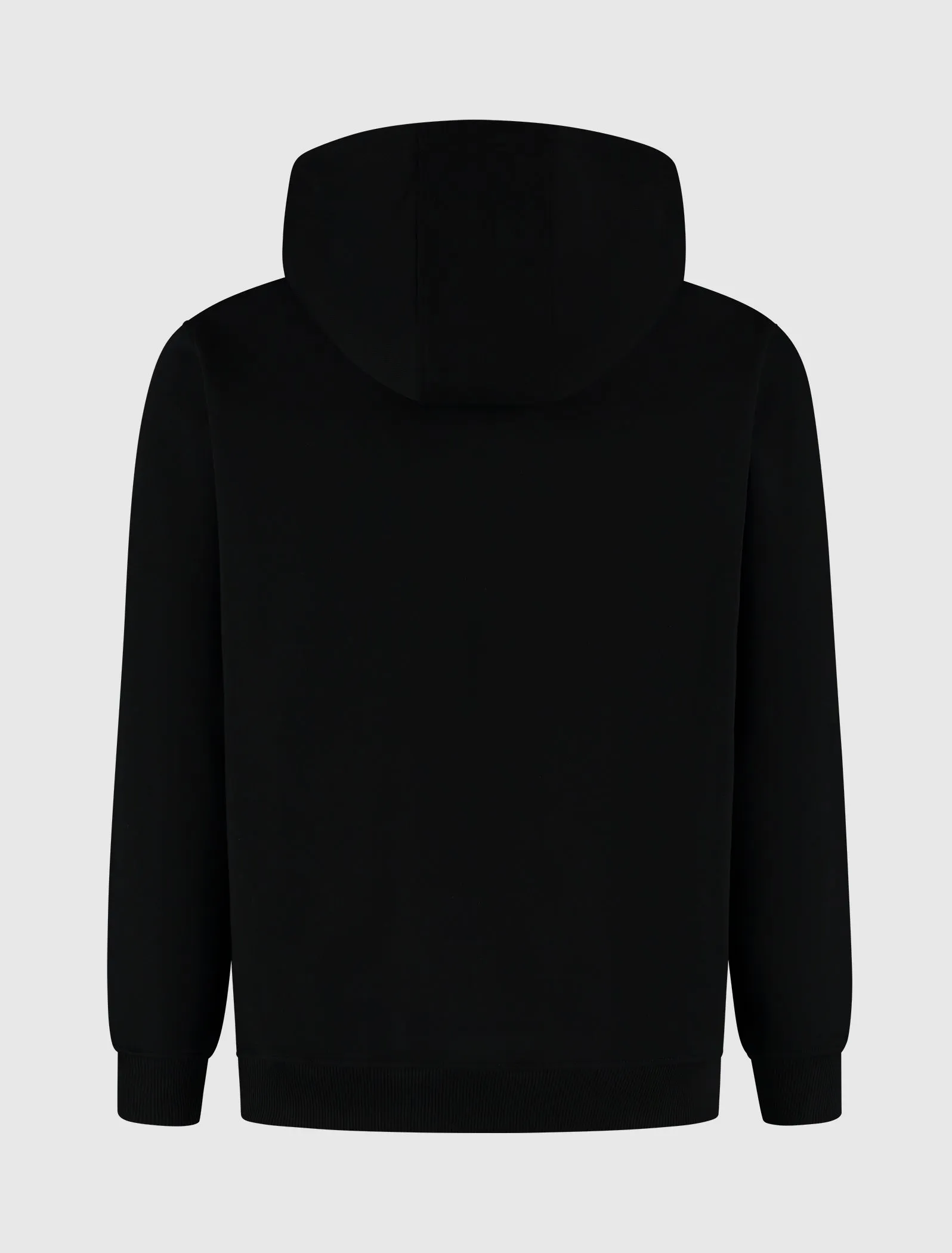 Stacked HD Logo Zip-up Hoodie | Black